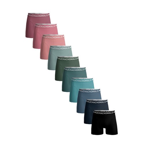 MuchachoMalo Heren Boxershorts 10Pack Solid 895 SUPER ACTIE