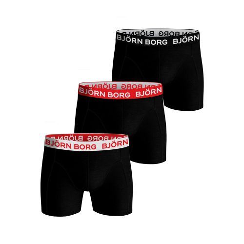Bjorn Borg Boxershorts 3Pack CORE Black Coloured Band
