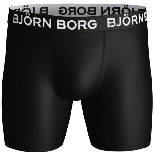 Bjorn Borg Boxershorts Singlepack SOLID PERFORMANCE Shorts Black Beauty