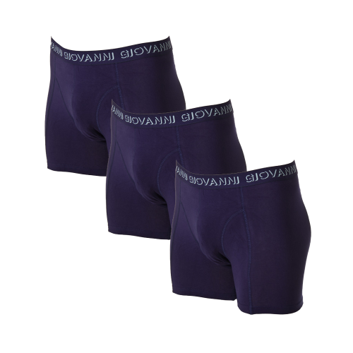 Giovanni Boxershorts Blauw 3pak Heren Ondergoed
