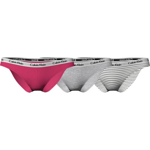 Calvin Klein Dames Bikini 3Pack Roze Grijs 658