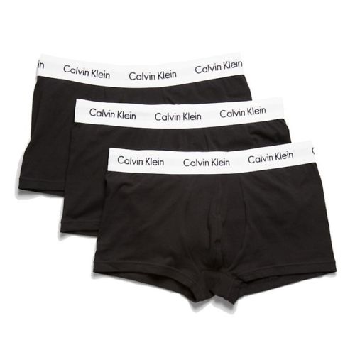 Calvin Klein Ondergoed Black 3 pak low rise trunk
