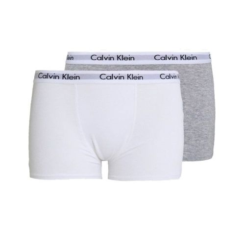 Calvin Klein Modern Cotton Grijs-Wit 2Pack Boxershorts Jongens Ondergoed