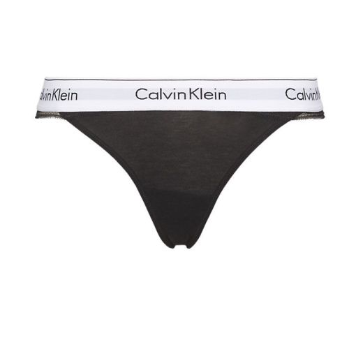 Calvin Klein dames Modern Cotton string kant zwart
