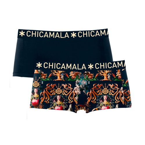 ChicaMala Snowwhite 2pack Short Meisjes Ondergoed