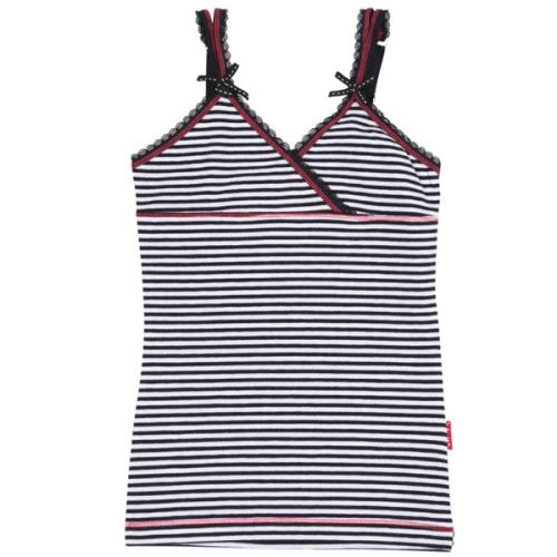 Claesen's Meisjes Singlet Navy White Sripes