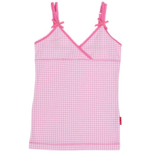 Claesen's Meisjes Singlet Small Pink Checks