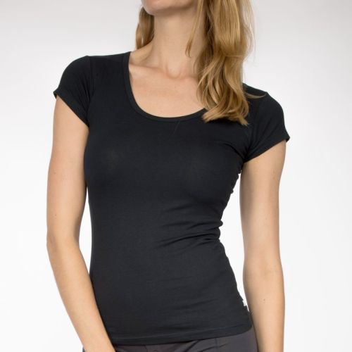 Claesens Dames T-Shirt Navy Ronde-Hals