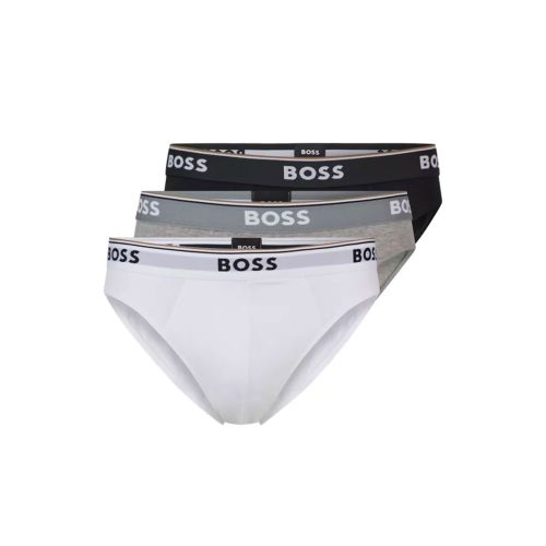 Hugo Boss Brief Slip Power 3Pack Zwart Wit Grijs