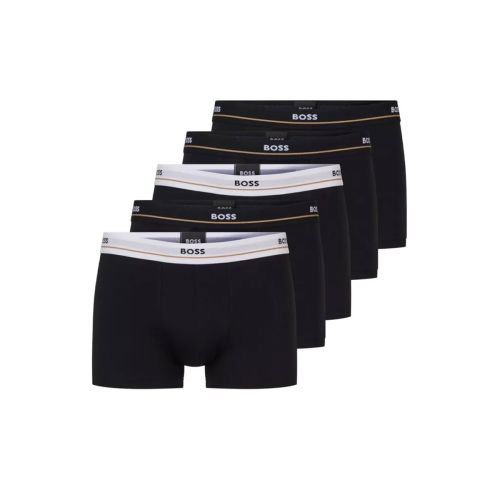 Hugo Boss Trunk Boxershorts Essential 5Pack Zwart