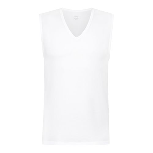 MEY Heren Tanktop Muskel Shirt Dry Cotton Breeze Wit 2110018