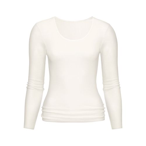 MEY Dames Spencer Merino Wol Serie Exquisite Wit 66577 - Maat : 40- Kleur : Wit