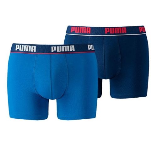 Puma Boxershort 2Pack BASIC STRIPE Blue