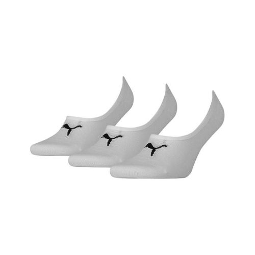 Puma unisex footie 3 paar wit