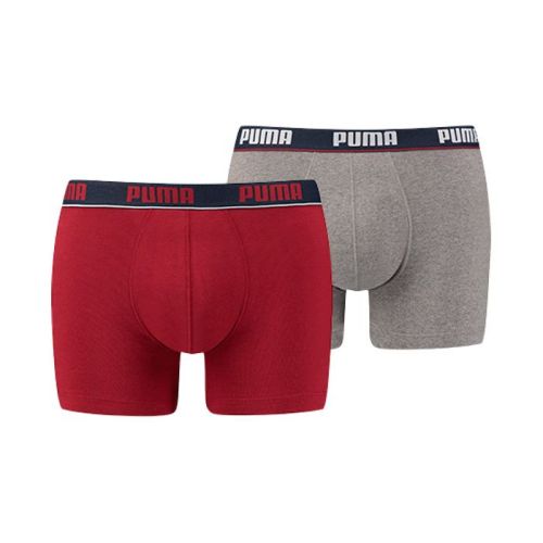 Puma heren 2pack basic Bordeaux Grey