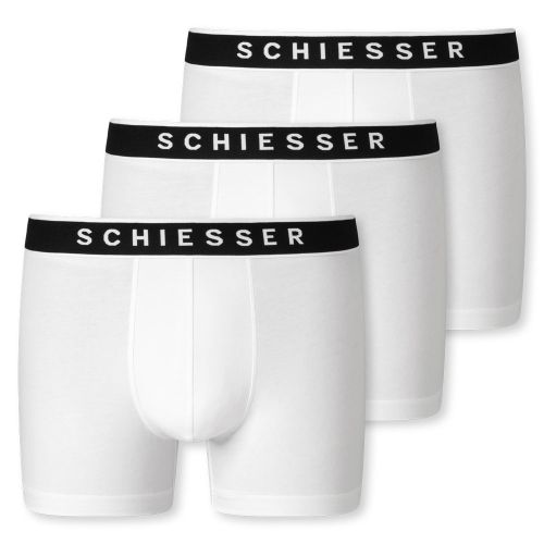 Schiesser Boxershort 95/5 Organic 3Pack Wit