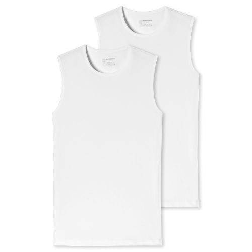 Schiesser Tank Top 95/5 Organic 2Pack Wit