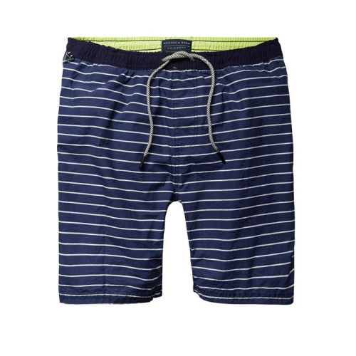 Scotch & Soda zwemshort Navy Stripe