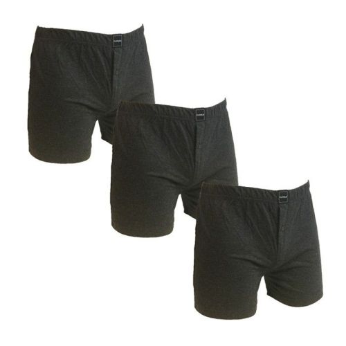Suaque Klassieke boxer 3 pak Antraciet