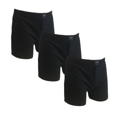 Suaque Klassieke boxer 3 pak Zwart