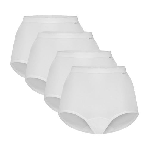 Ten Cate Dames Basics Maxi Highwaist 4Pack Wit