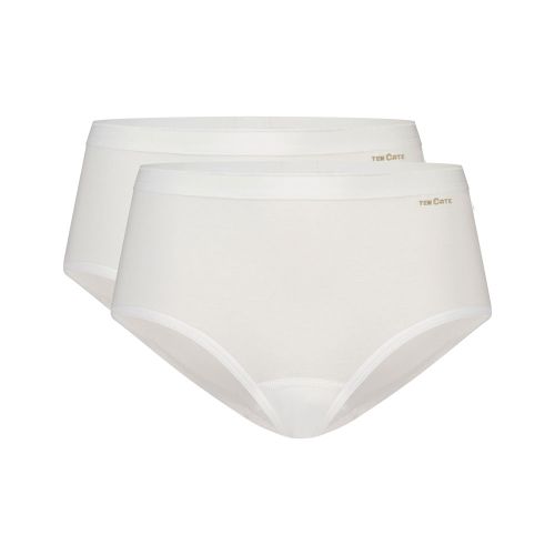 Ten Cate Dames Basics Midi 2Pack Wit