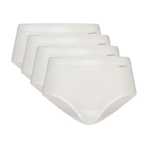 Ten Cate Dames Basics Midi 4Pack Wit