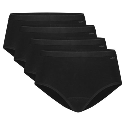 Ten Cate Dames Basics Midi 4Pack Zwart