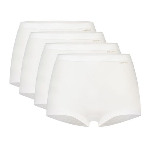 Ten Cate Dames Basics Shorts 4Pack Wit