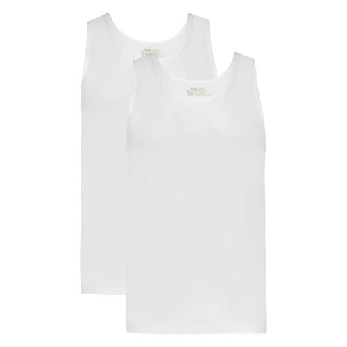 Ten Cate Heren Basics Singlet Cotton 2Pack Wit