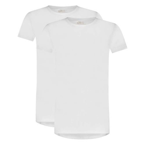 Ten Cate Heren Basics T-shirt Cotton 2Pack Wit