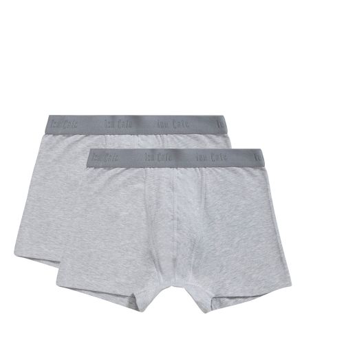Ten Cate Jongens Boxershort 2Pack Cotton Stretch Light Grey Melee