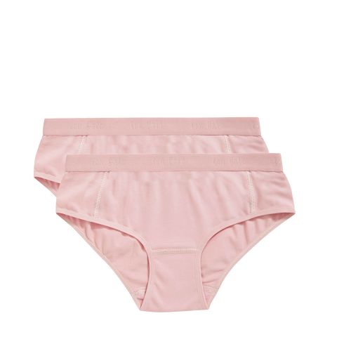 Ten Cate Meisjes Hipster Slip 2Pack Cotton Stretch Ash Pink
