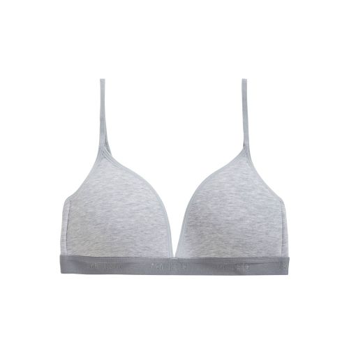 Ten Cate Meisjes Padded Bra Cotton Stretch Light Grey Melee