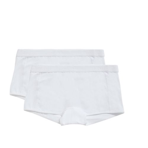 Ten Cate Meisjes Shorts 2Pack Cotton Stretch White