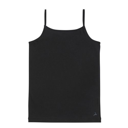 Ten Cate Meisjes Spaghetti Hemd Cotton Stretch Black