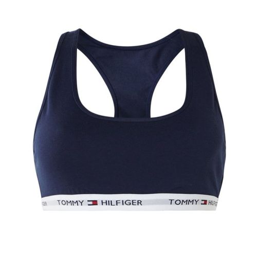 Tommy Hilfiger Iconic cotton bralette navy