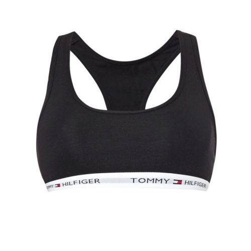 Tommy Hilfiger Iconic cotton bralette zwart