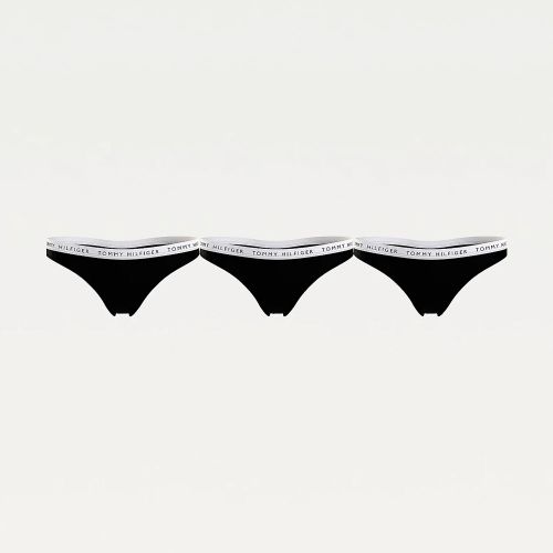 Tommy Hilfiger Women 3Pack String Contrast Black