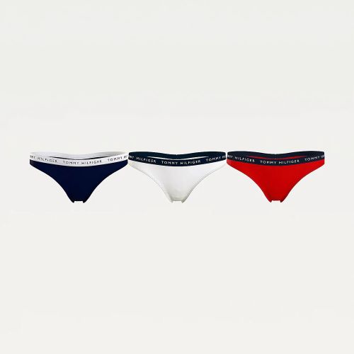 Tommy Hilfiger Women 3Pack String Contrast Navy White Red
