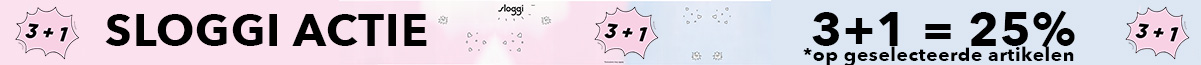 Sloggi 3+1 actie op Underfashion
